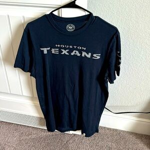 Houston Texans blue & gray tee